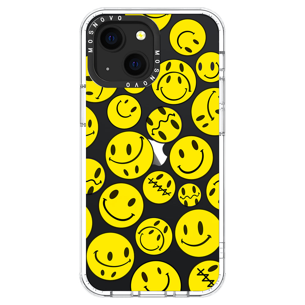 Smiley Face Phone Case - iPhone 13 Case - MOSNOVO