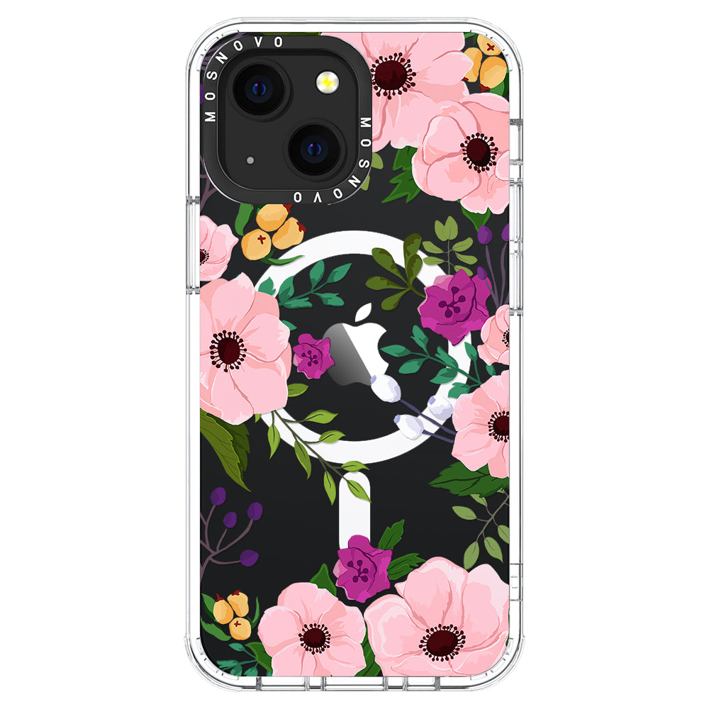 Watercolor Floral Phone Case - iPhone 13 Case - MOSNOVO