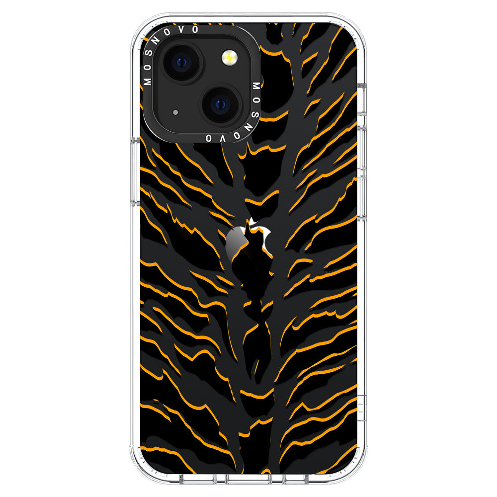 Tiger Print Phone Case - iPhone 13 Case - MOSNOVO