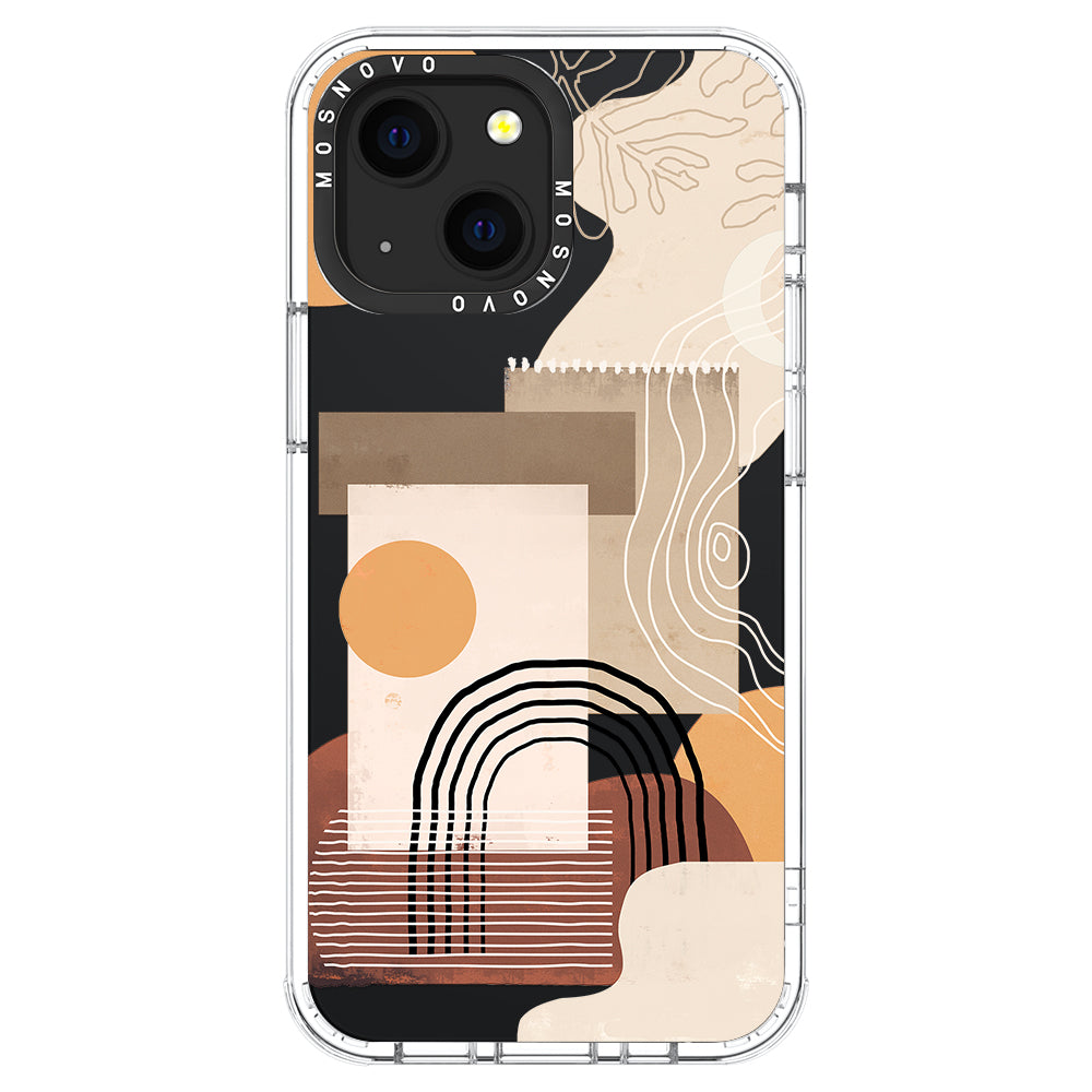 Minimalist Abstract Art Phone Case - iPhone 13 Case - MOSNOVO