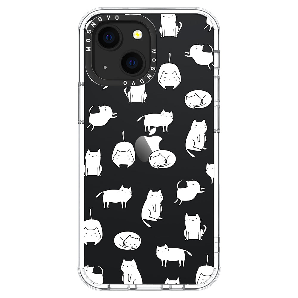 Cute Cats Phone Case - iPhone 13 Case - MOSNOVO