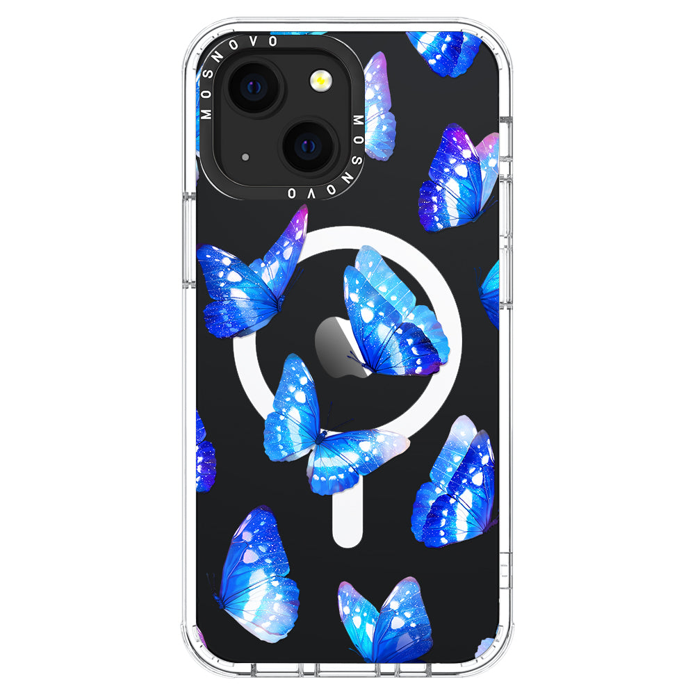 Stunning Blue Butterflies Phone Case - iPhone 13 Case - MOSNOVO