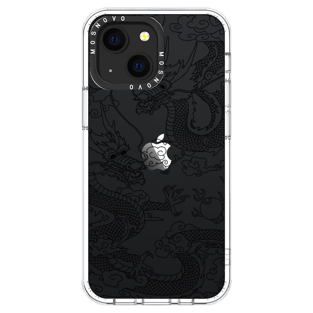 Black Dragon Phone Case - iPhone 13 Case - MOSNOVO