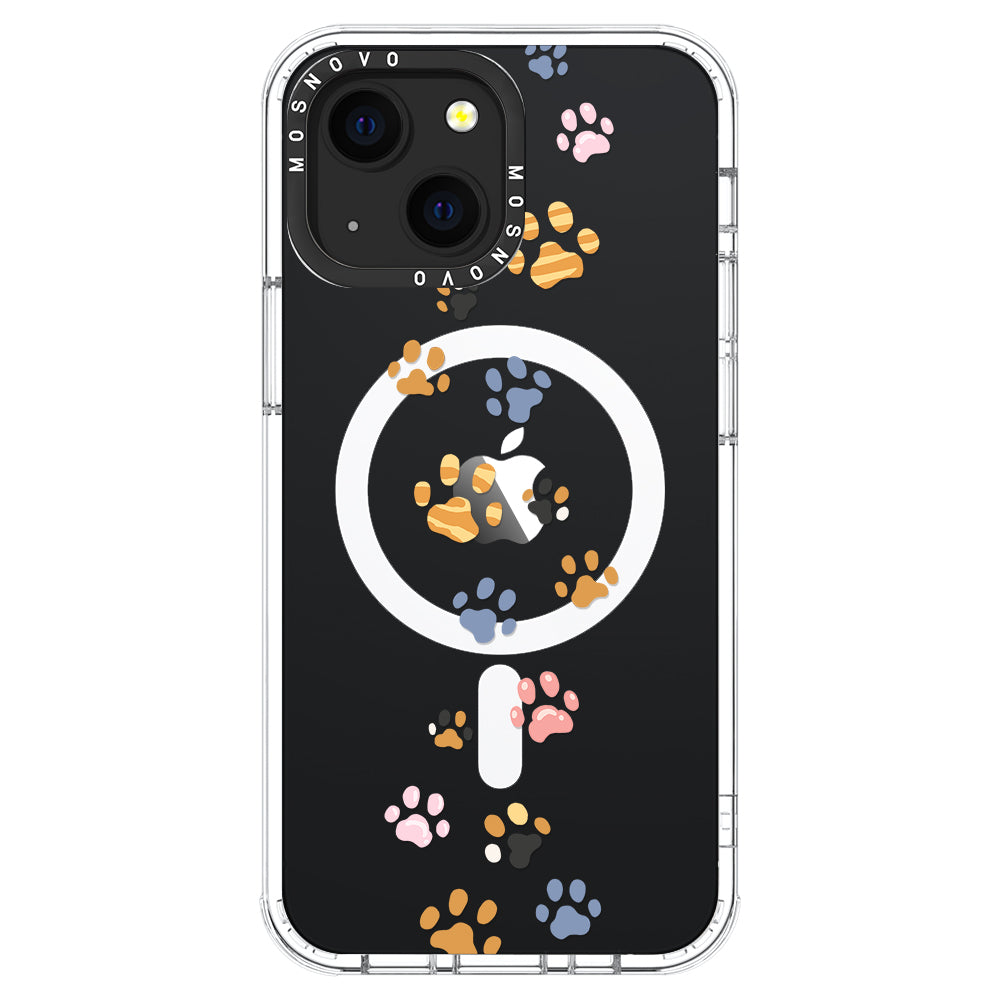 Colorful Paw Phone Case - iPhone 13 Case - MOSNOVO