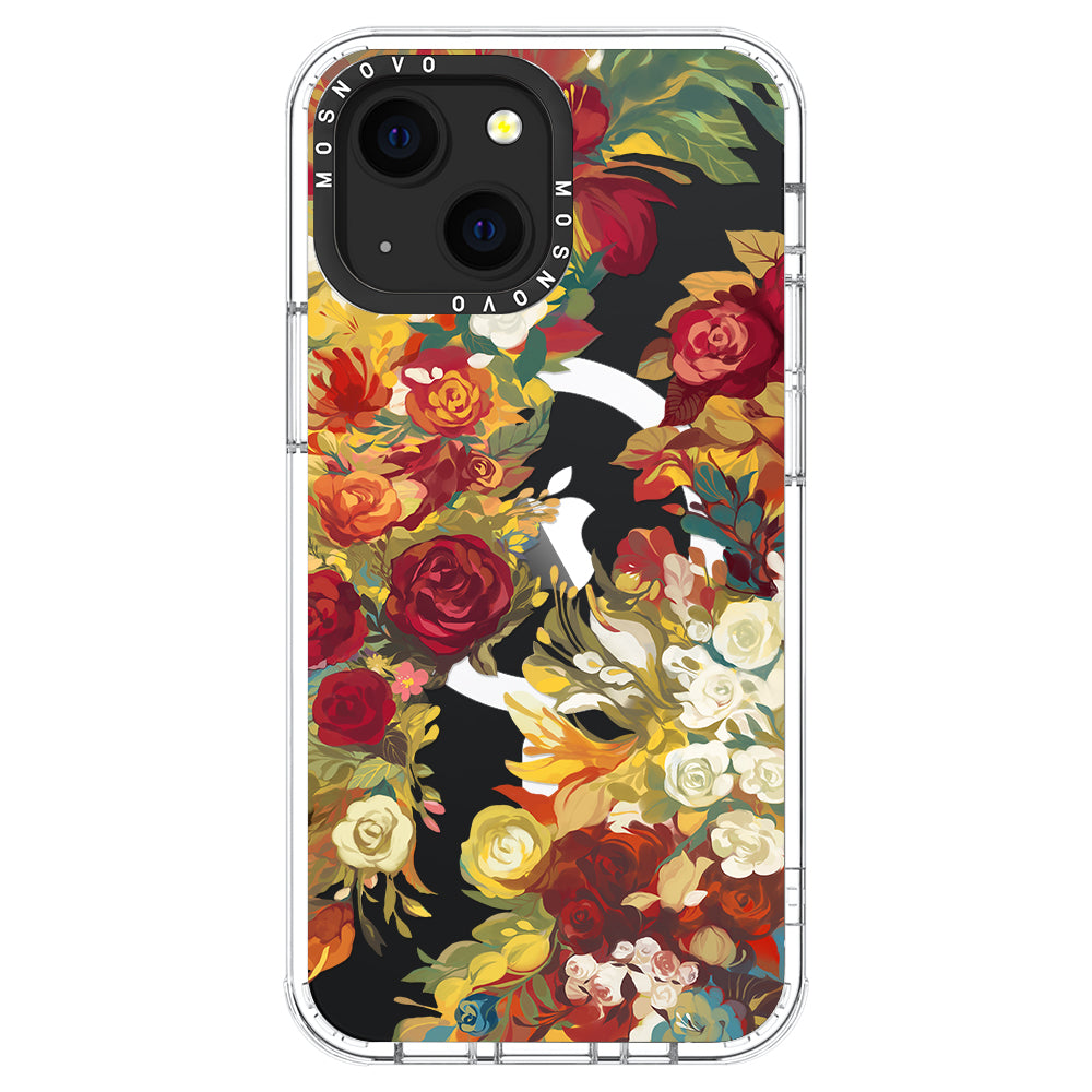 Vintage Flower Garden Phone Case - iPhone 13 Case - MOSNOVO