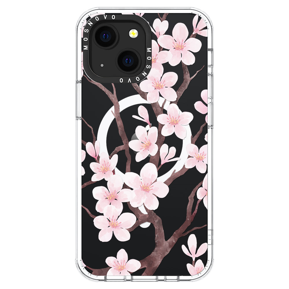 Cherry Blossom Flower Phone Case - iPhone 13 Case - MOSNOVO