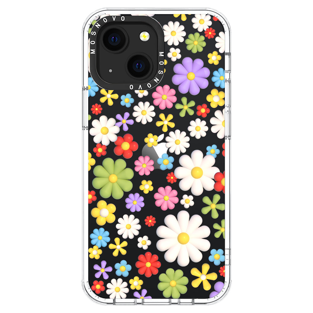 3D Flowers Phone Case - iPhone 13 Case - MOSNOVO