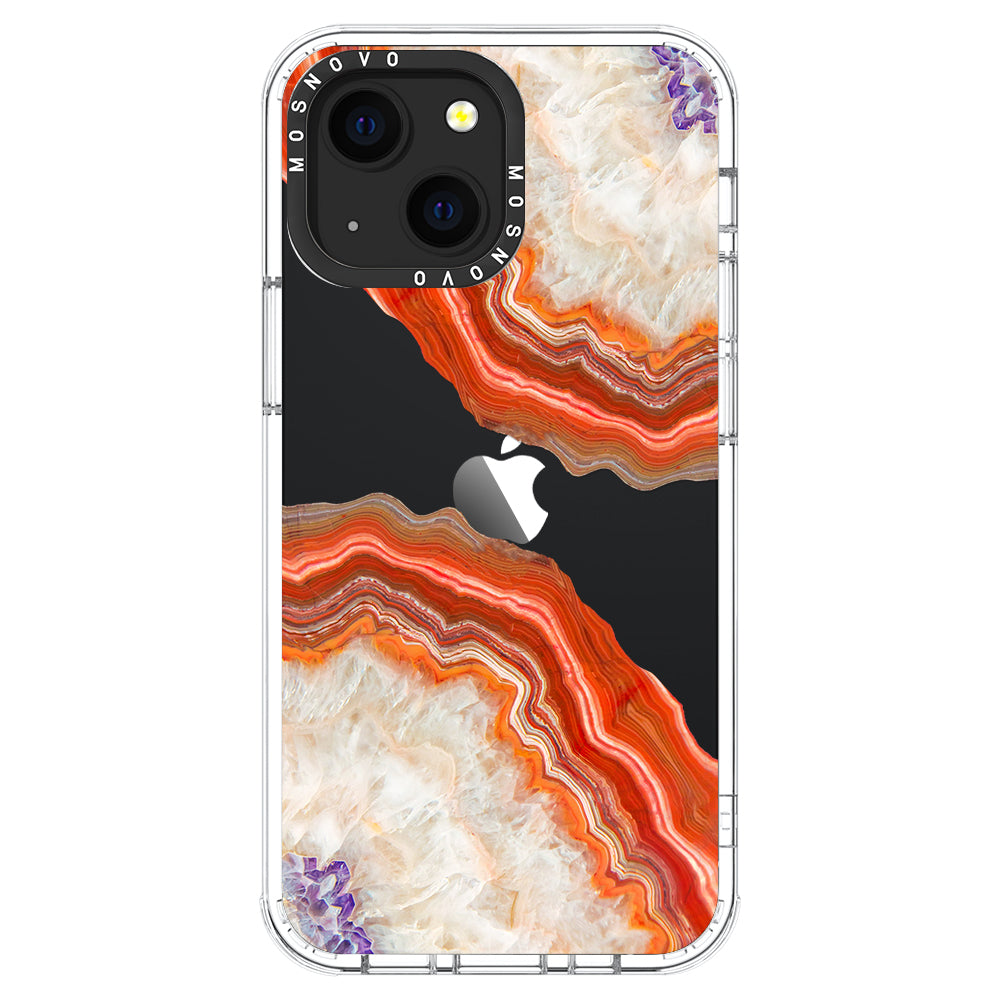 Agate Red Phone Case - iPhone 13 Case - MOSNOVO