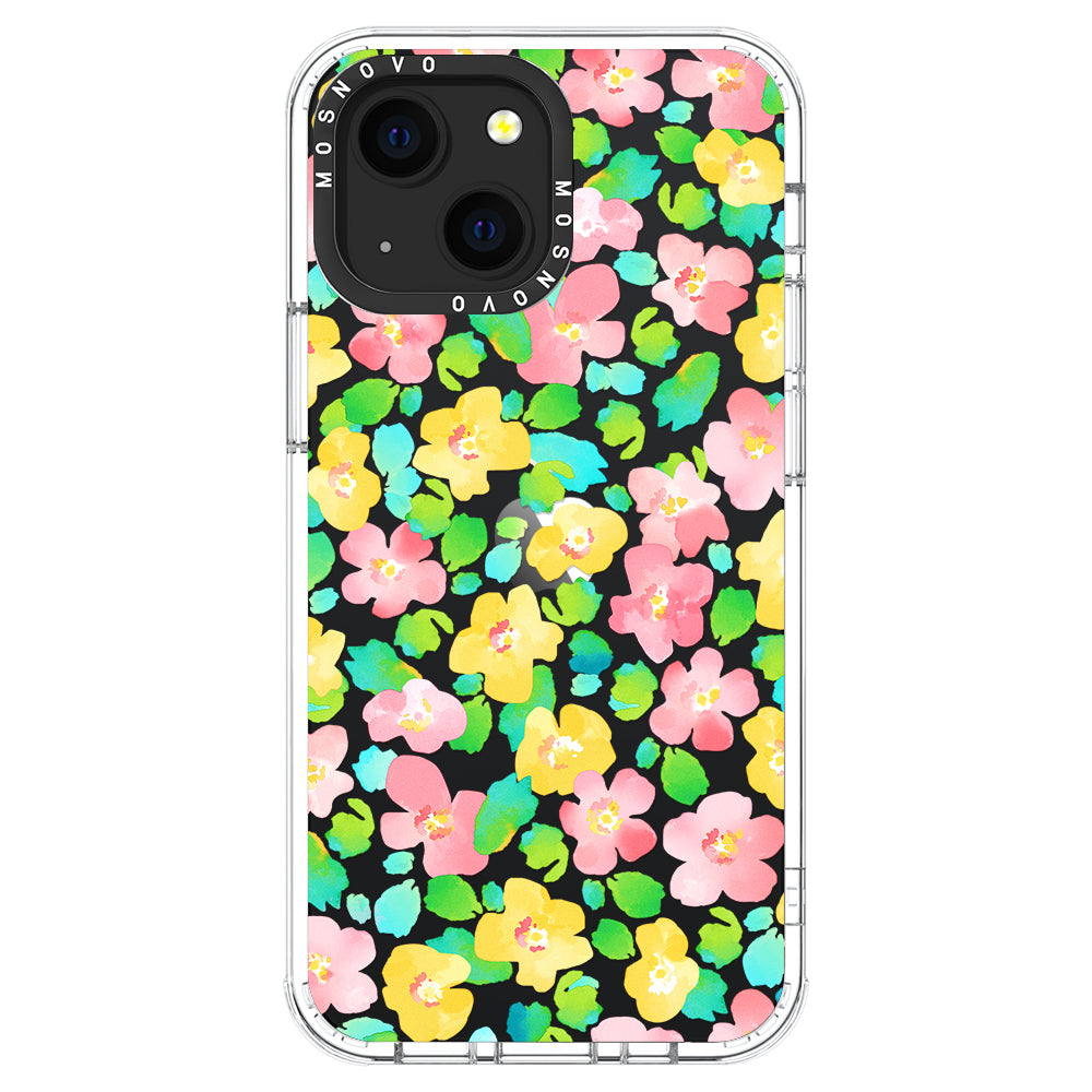 Floral Print Phone Case - iPhone 13 Case - MOSNOVO