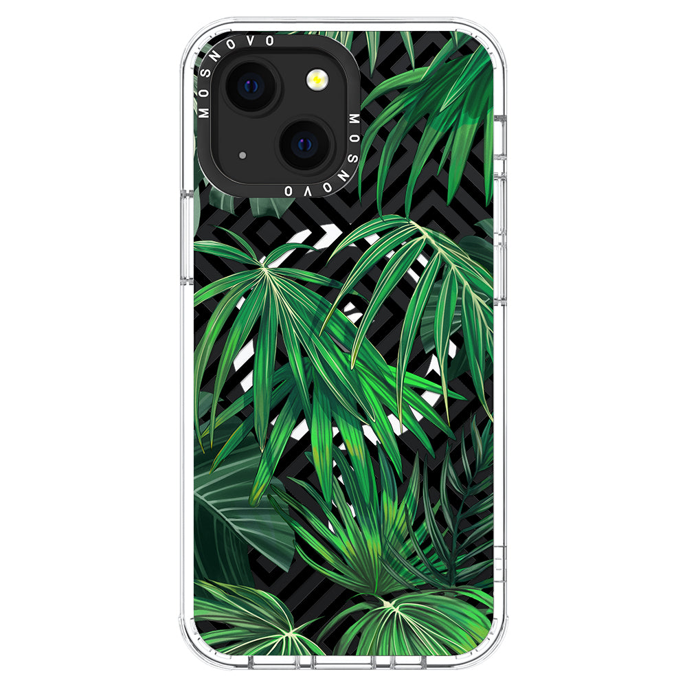 Areca Palm Pattern Phone Case - iPhone 13 Case - MOSNOVO