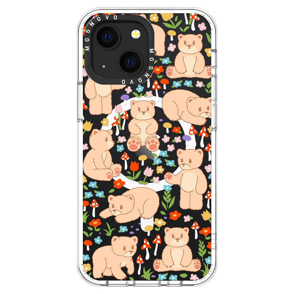 Cute Bear Phone Case - iPhone 13 Case - MOSNOVO