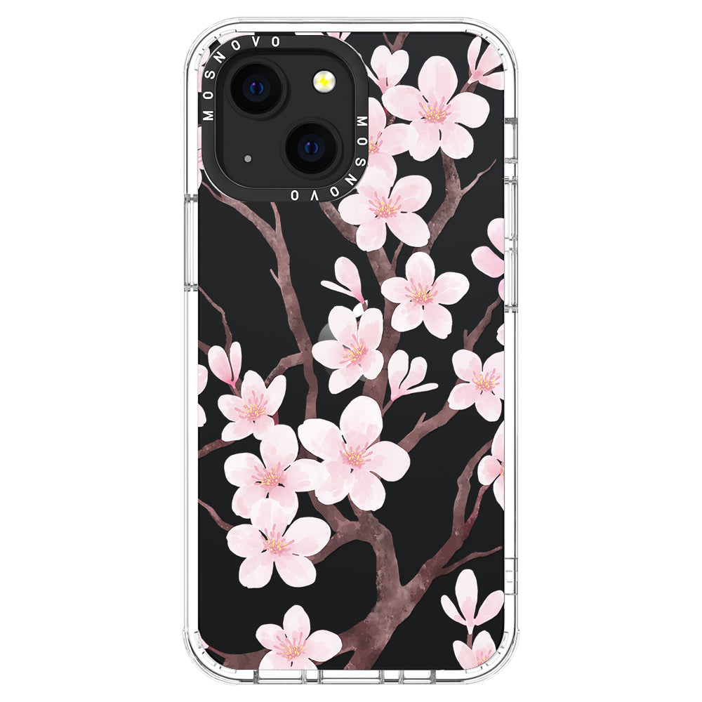 Cherry Blossom Flower Phone Case - iPhone 13 Case - MOSNOVO