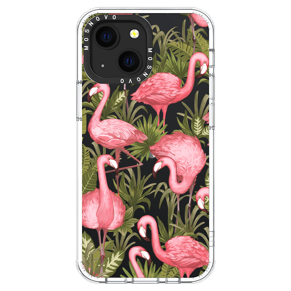 Jungle Flamingo Phone Case - iPhone 13 Case - MOSNOVO