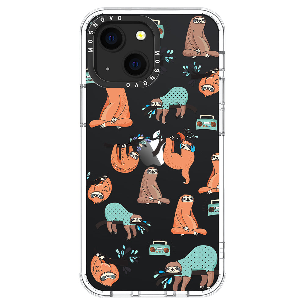 Musical Sloth Phone Case - iPhone 13 Case - MOSNOVO