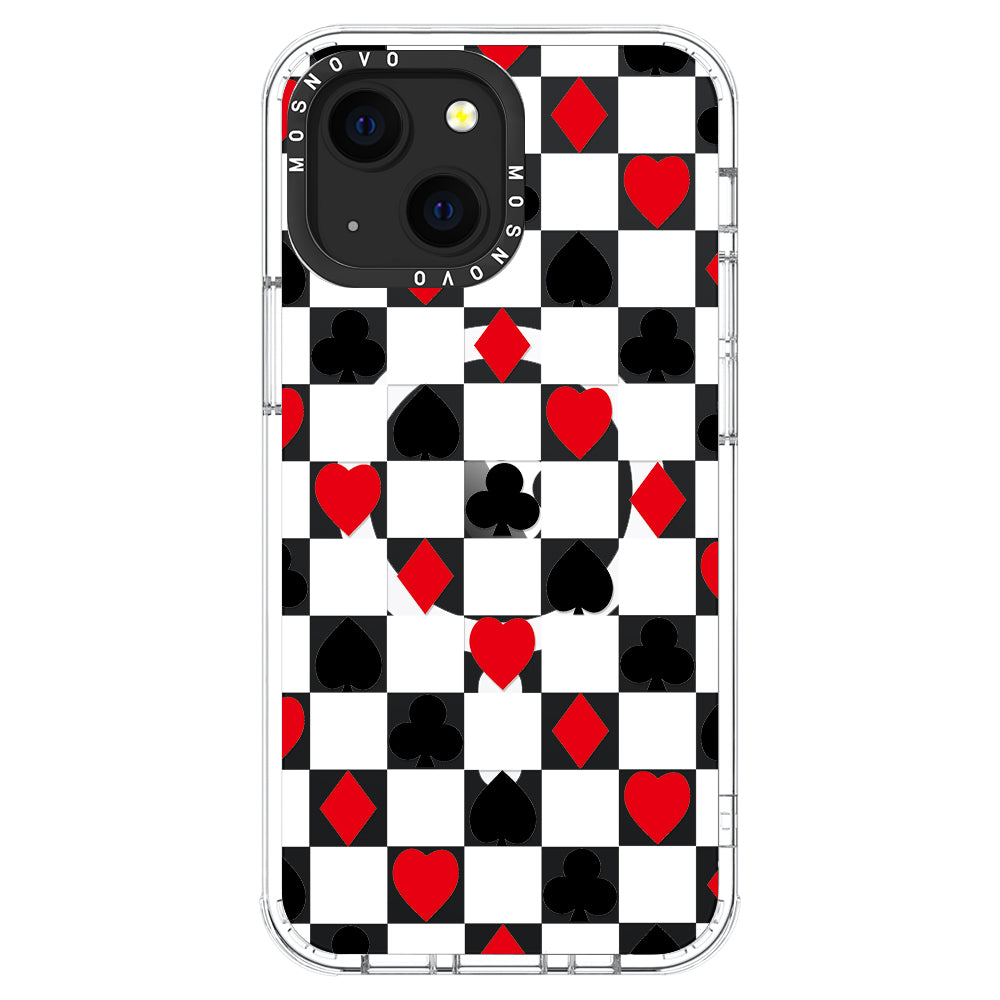 Checker Poker Phone Case - iPhone 13 Case - MOSNOVO