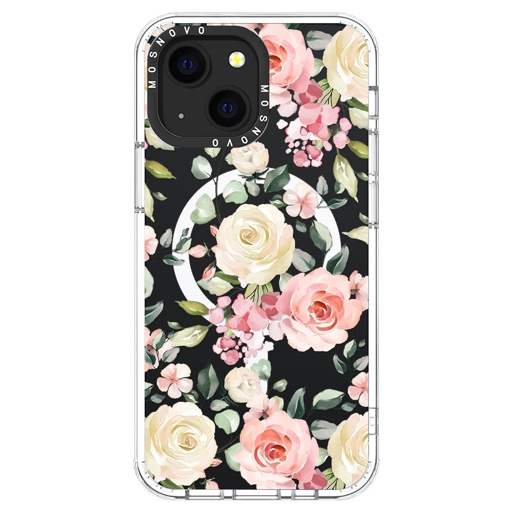 Watercolor Flower Floral Phone Case - iPhone 13 Case - MOSNOVO