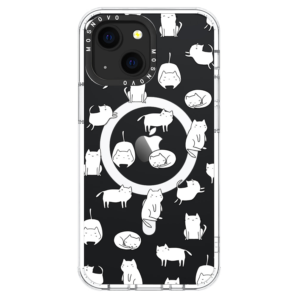 Cute Cats Phone Case - iPhone 13 Case - MOSNOVO