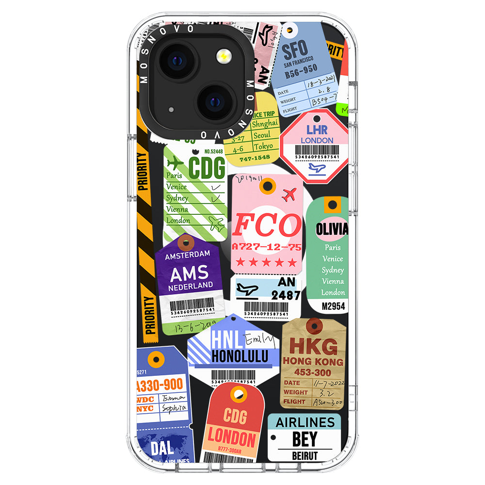 Ticket Label Phone Case - iPhone 13 Case - MOSNOVO