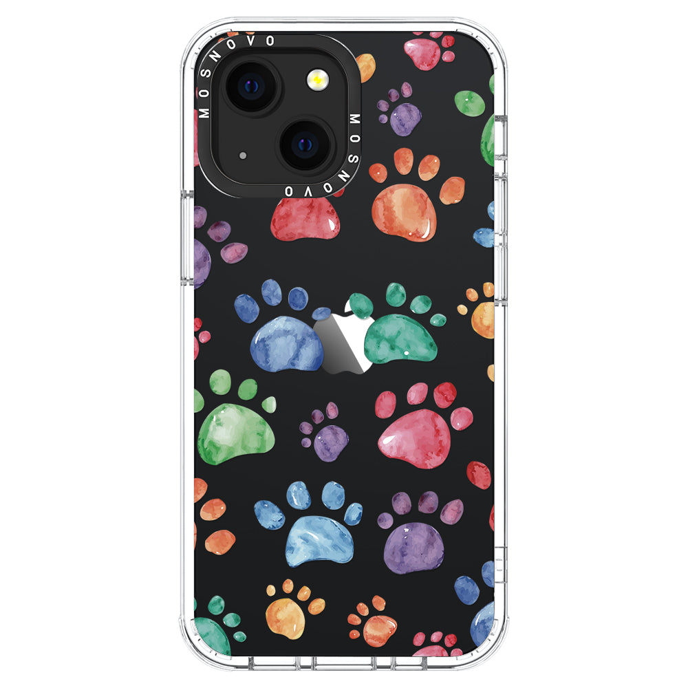 Colorful Paw Phone Case - iPhone 13 Case - MOSNOVO