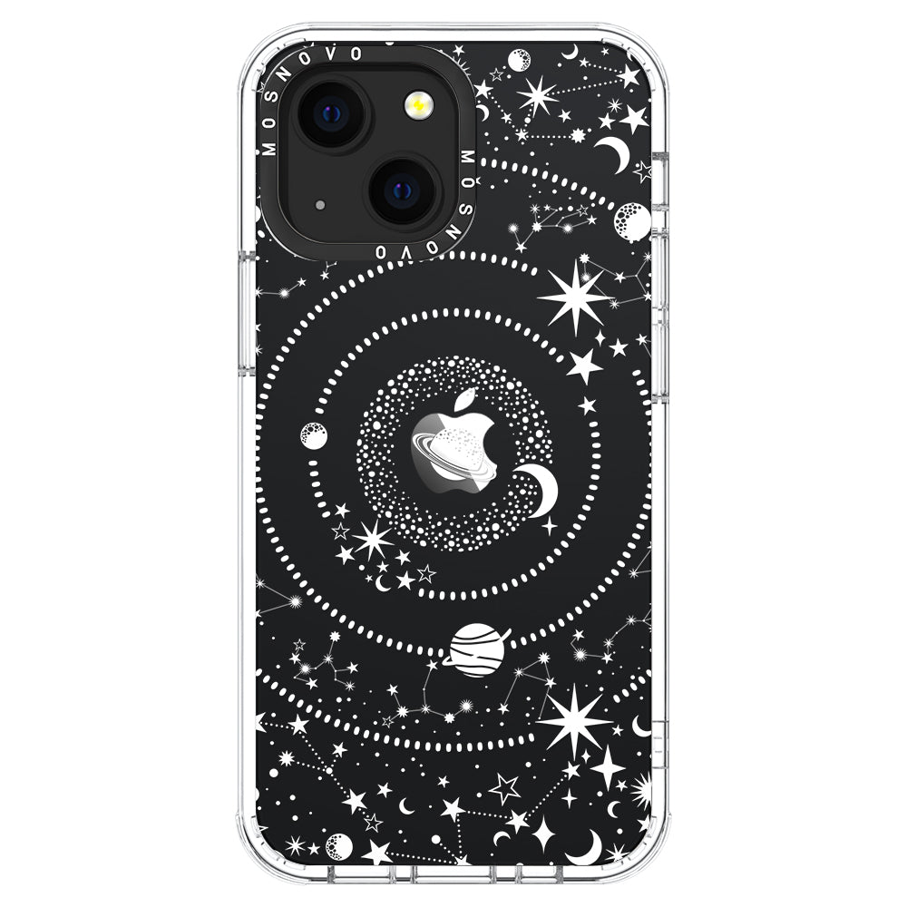 White Galaxy Phone Case - iPhone 13 Case - MOSNOVO