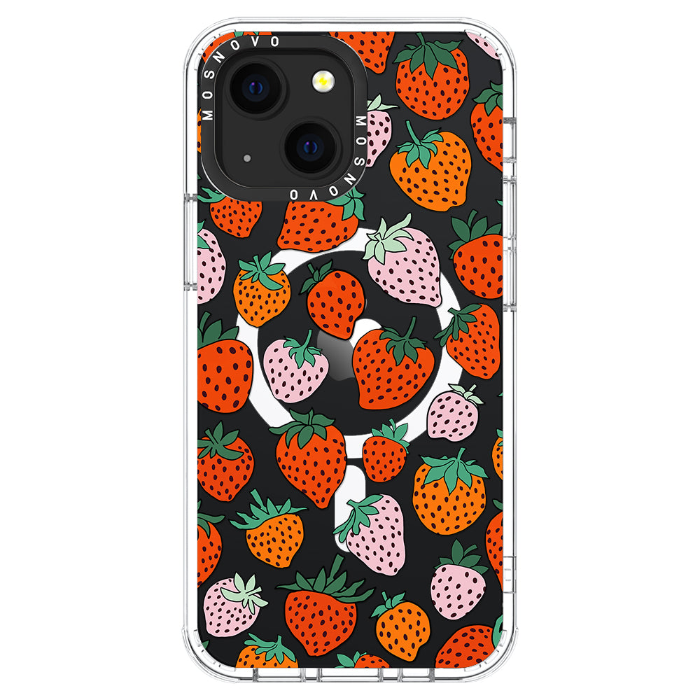 Cute Strawberry Phone Case - iPhone 13 Case - MOSNOVO