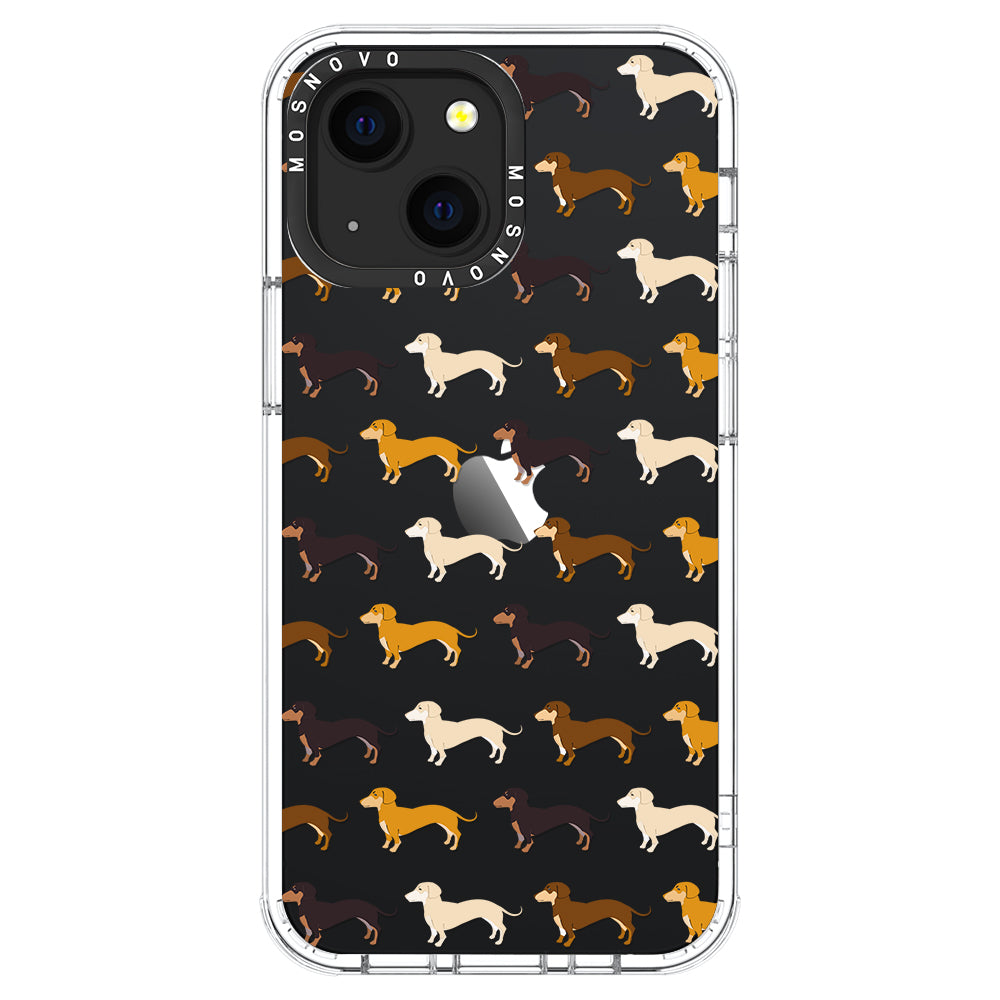 Cute Dachshund Phone Case - iPhone 13 Case - MOSNOVO