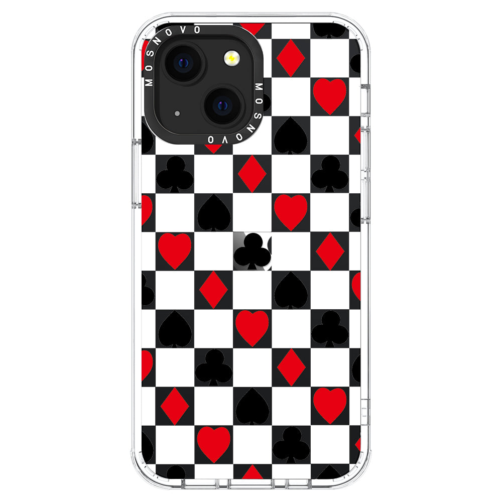 Checker Poker Phone Case - iPhone 13 Case - MOSNOVO