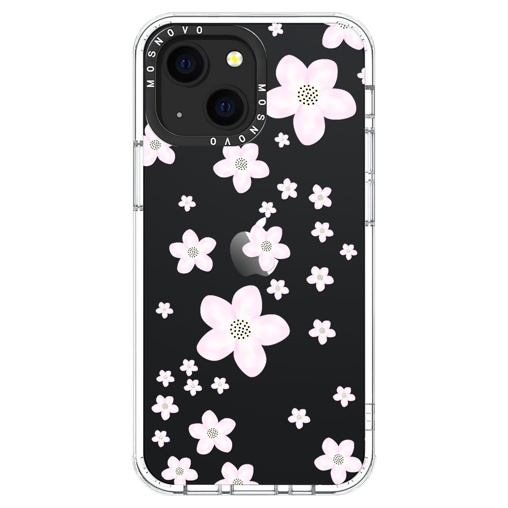 Pink Cherry Blossom Phone Case - iPhone 13 Case - MOSNOVO