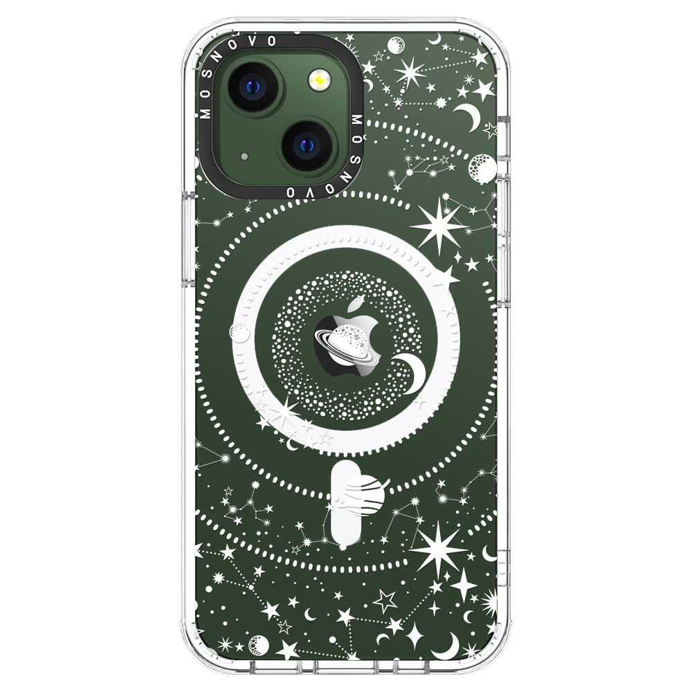 White Galaxy Phone Case - iPhone 13 Case - MOSNOVO