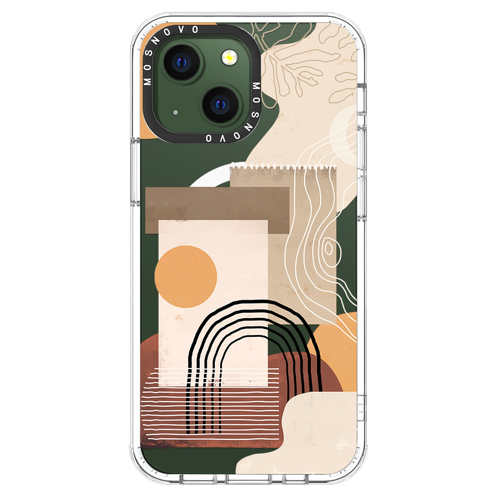 Minimalist Abstract Art Phone Case - iPhone 13 Case - MOSNOVO