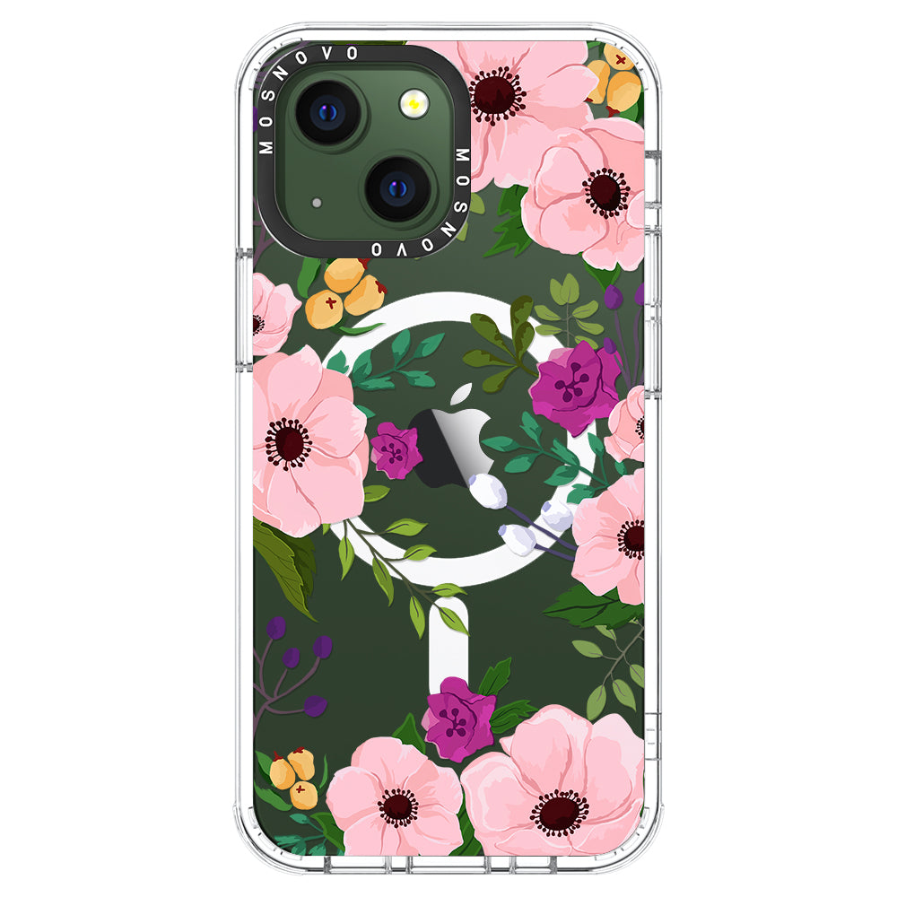 Watercolor Floral Phone Case - iPhone 13 Case - MOSNOVO