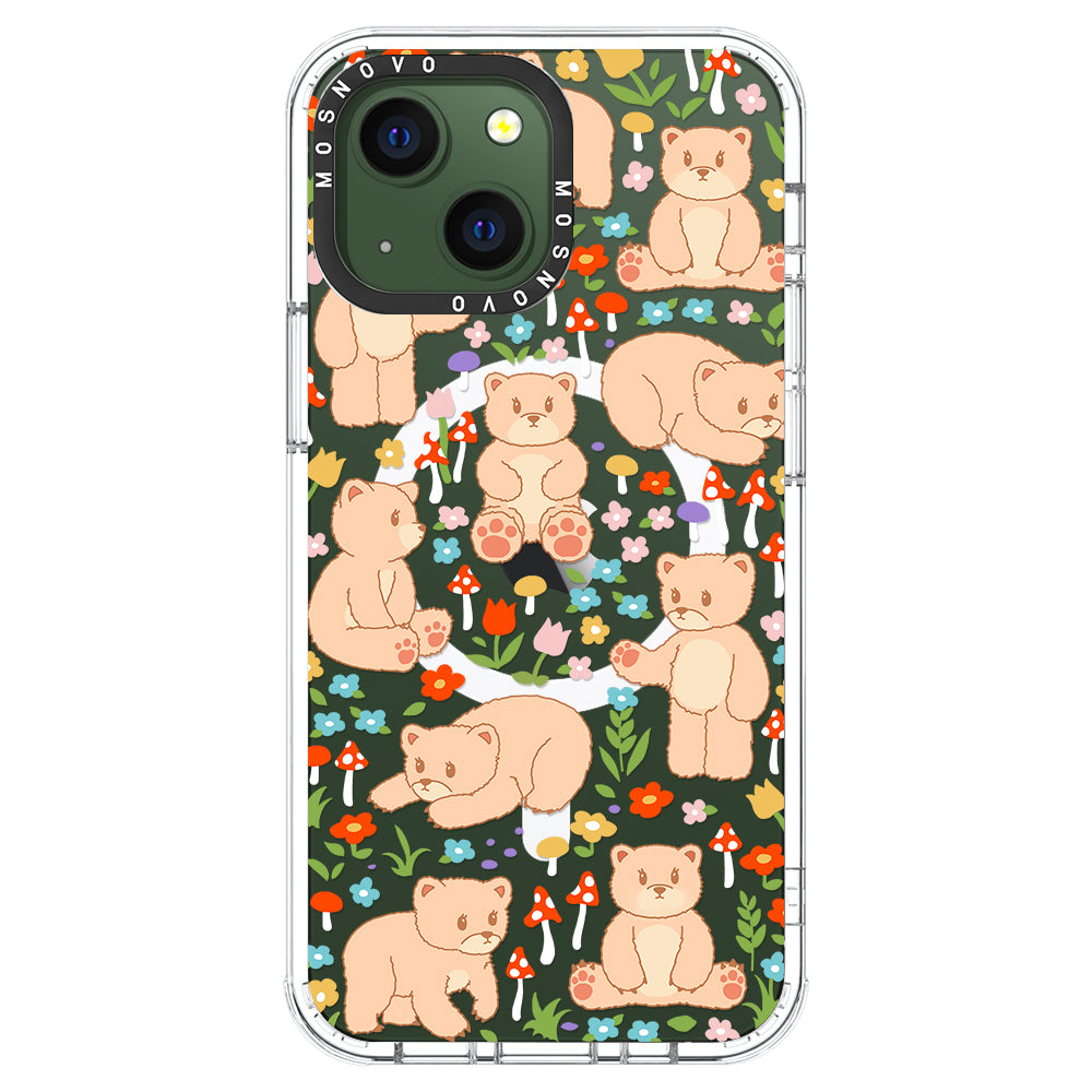 Cute Bear Phone Case - iPhone 13 Case - MOSNOVO