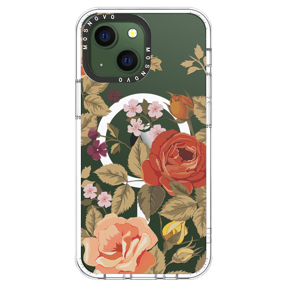 Vintage Roses Phone Case - iPhone 13 Case - MOSNOVO