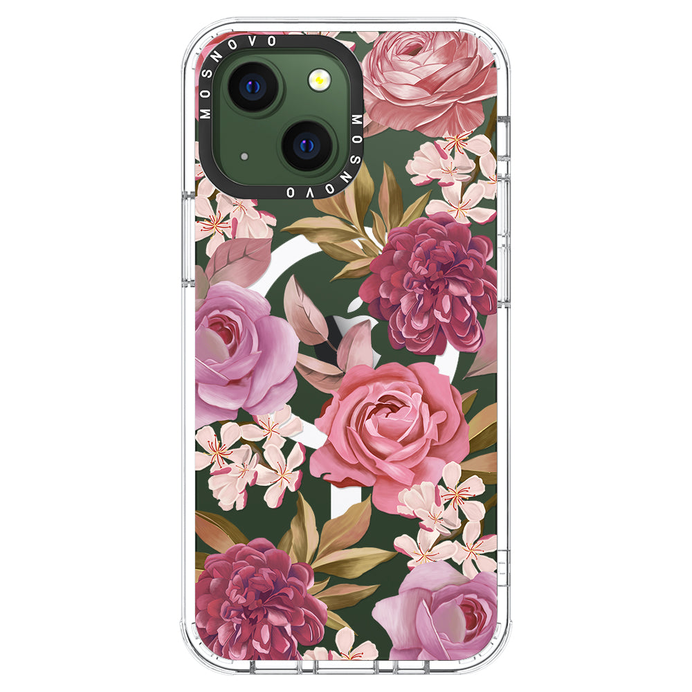 Blossom Flowe Floral Phone Case - iPhone 13 Case - MOSNOVO