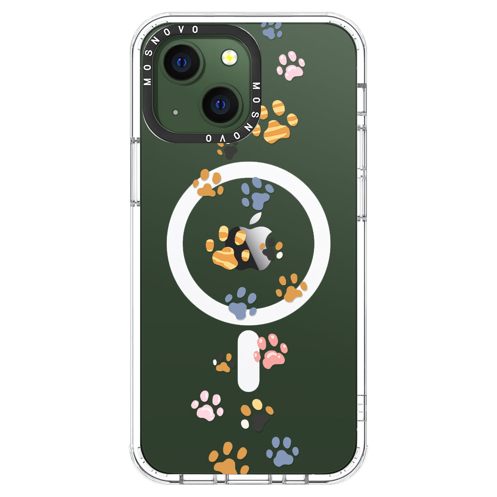 Colorful Paw Phone Case - iPhone 13 Case - MOSNOVO