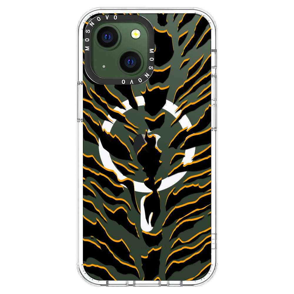 Tiger Print Phone Case - iPhone 13 Case - MOSNOVO