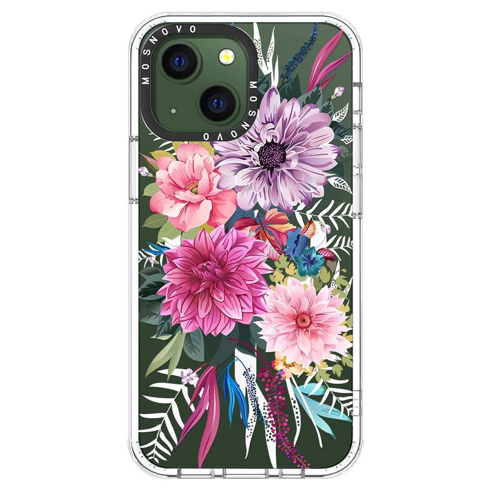 Dahlia Bloom Phone Case - iPhone 13 Case - MOSNOVO