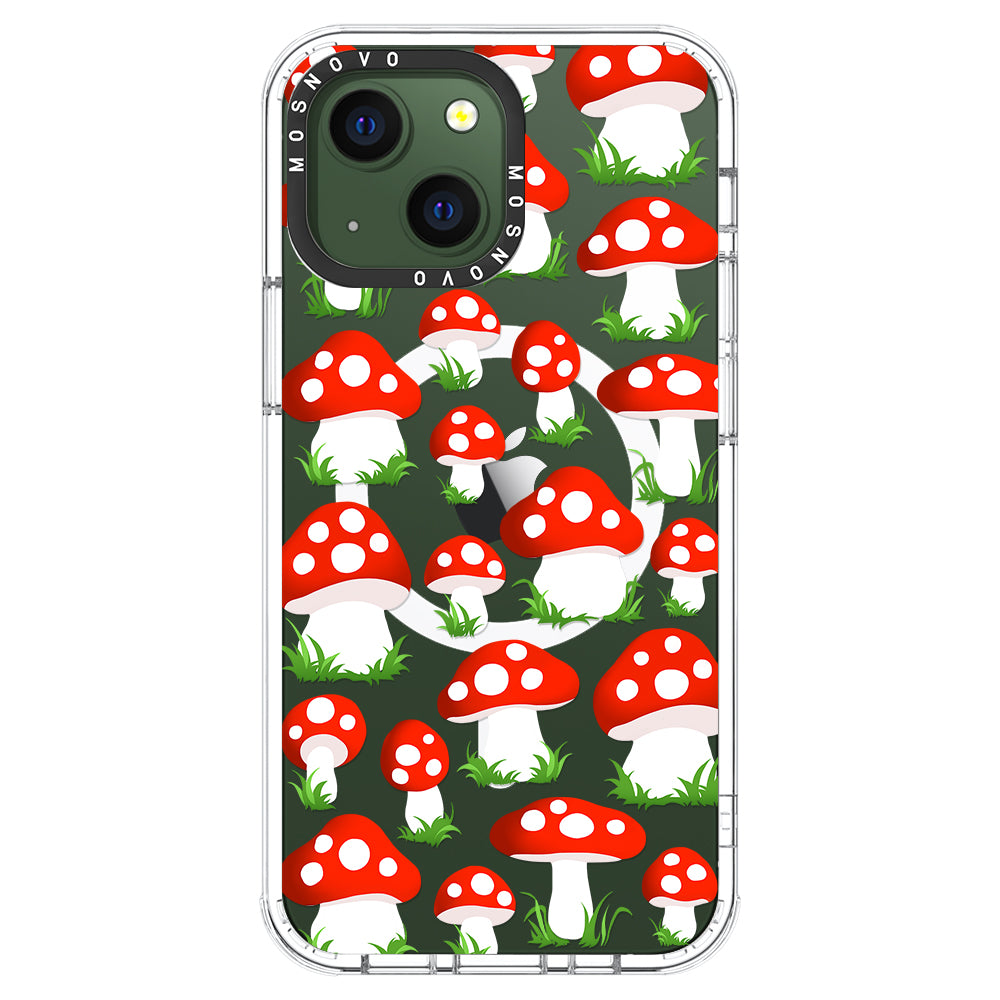 Cute Mushroom Phone Case - iPhone 13 Case - MOSNOVO