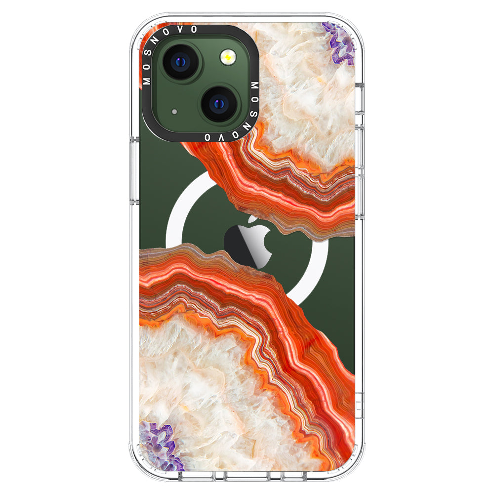 Agate Red Phone Case - iPhone 13 Case - MOSNOVO