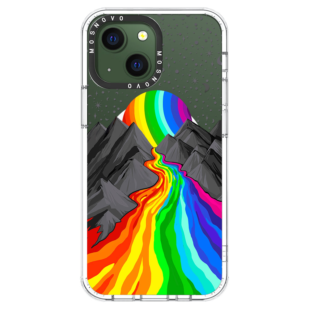 Rainbow Landscape Phone Case - iPhone 13 Case - MOSNOVO