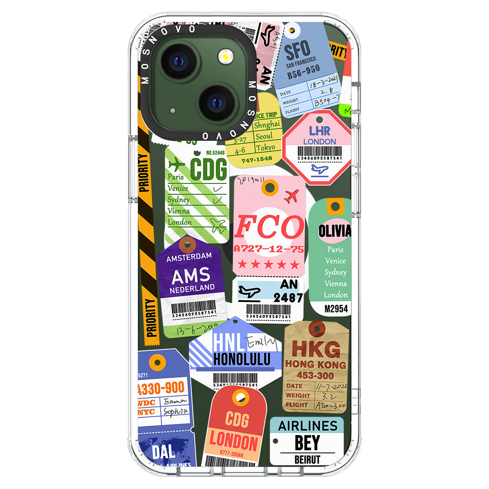 Ticket Label Phone Case - iPhone 13 Case - MOSNOVO