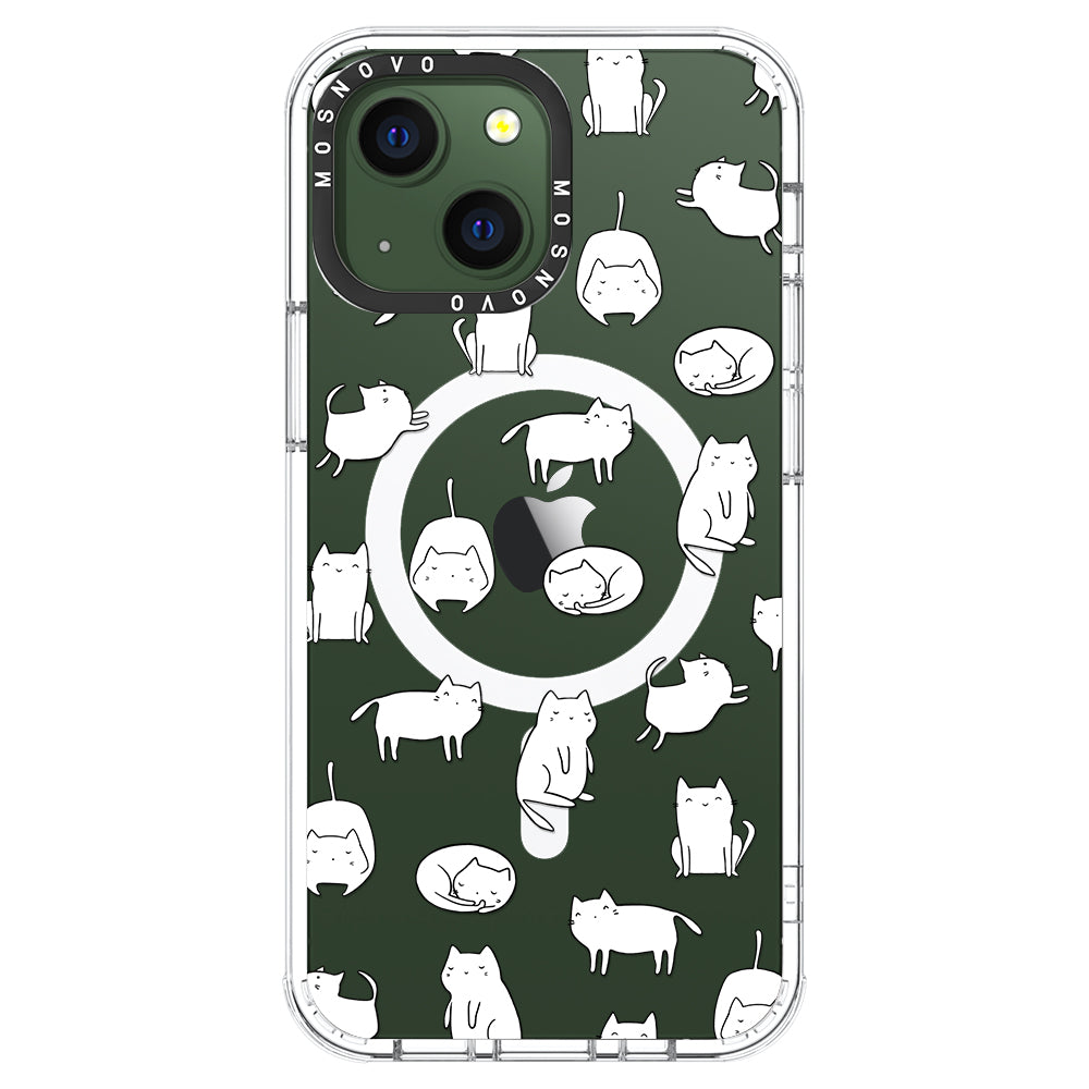 Cute Cats Phone Case - iPhone 13 Case - MOSNOVO