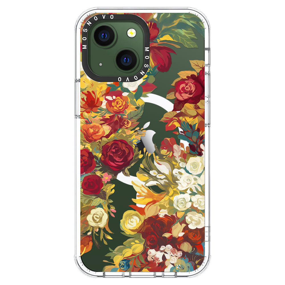 Vintage Flower Garden Phone Case - iPhone 13 Case - MOSNOVO