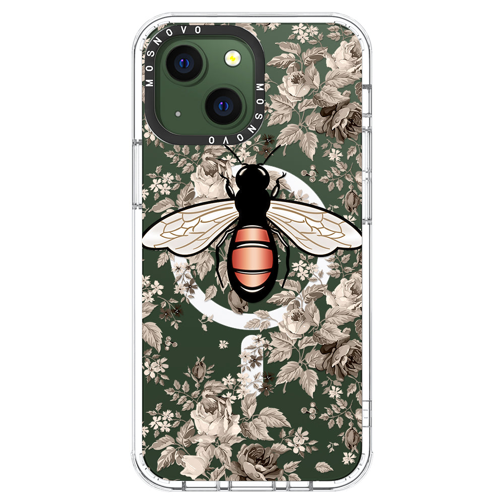 Vintage Bee Phone Case - iPhone 13 Case - MOSNOVO