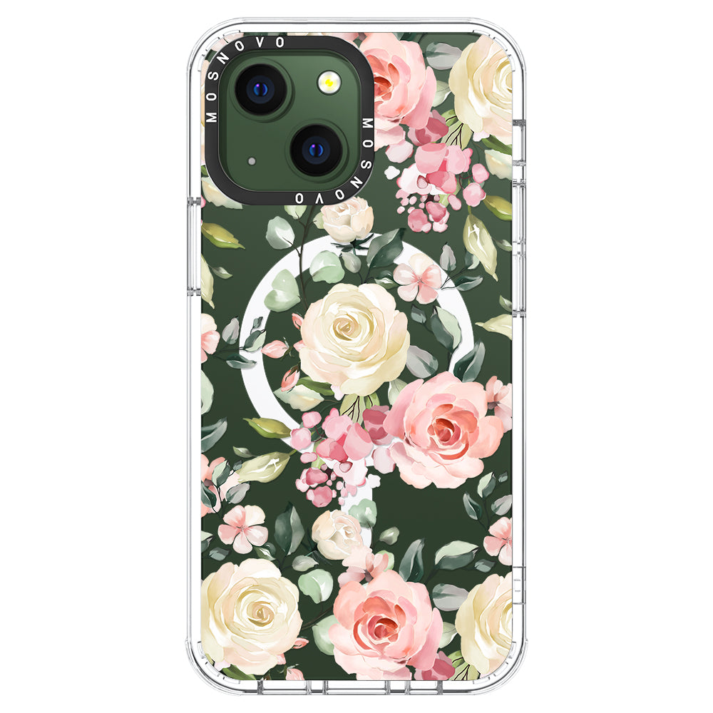 Watercolor Flower Floral Phone Case - iPhone 13 Case - MOSNOVO