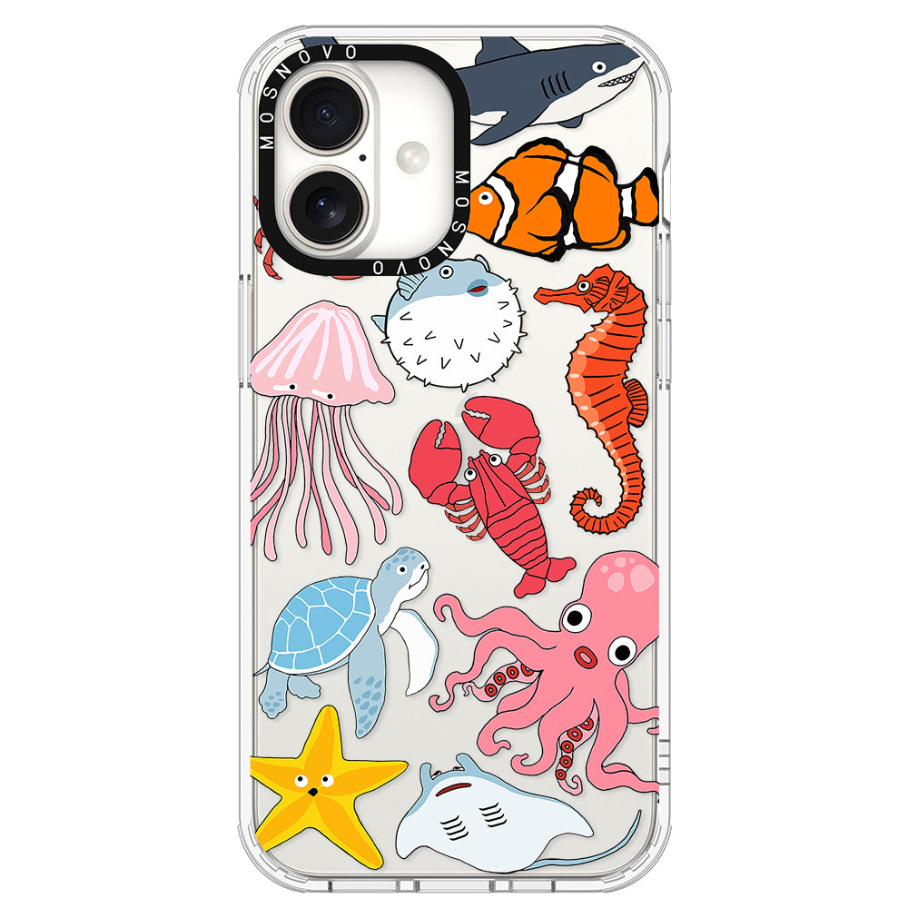 Sea World Phone Case - iPhone 16 Plus Case - MOSNOVO