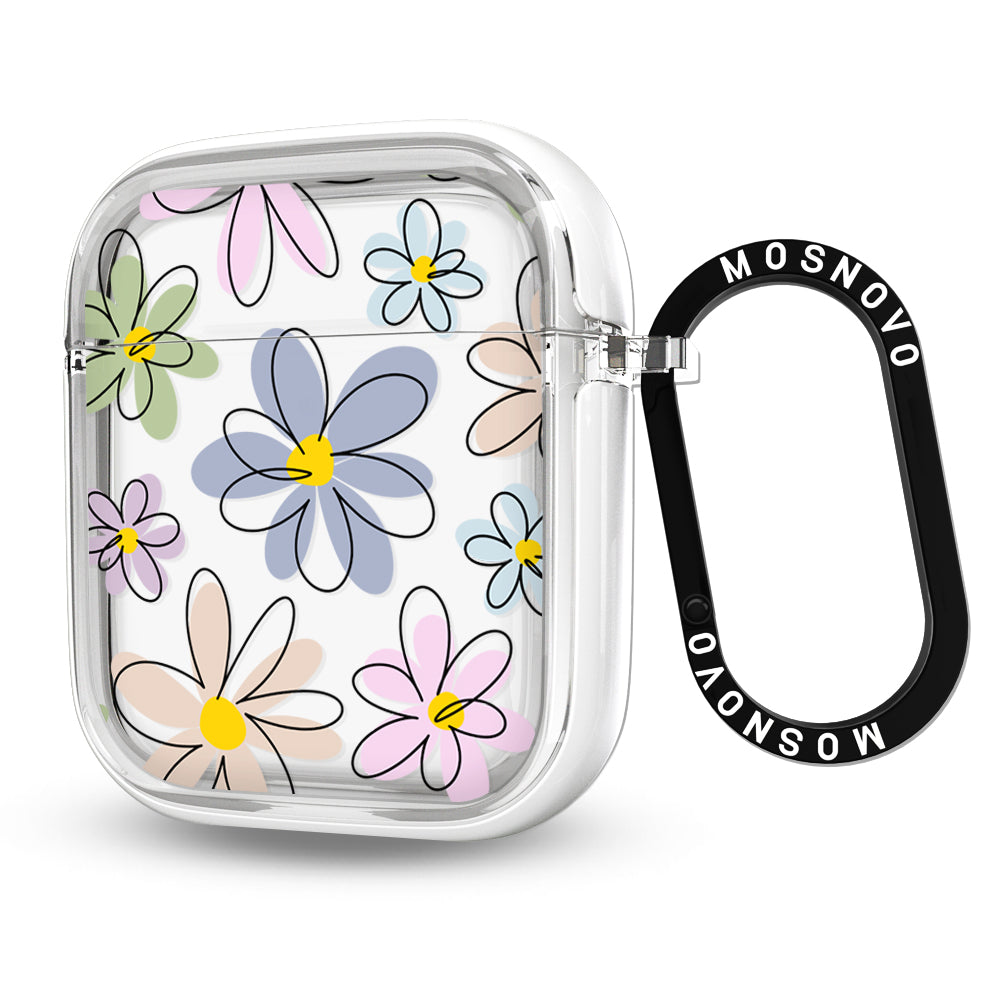 Linear Blooms AirPods 1/2 Case