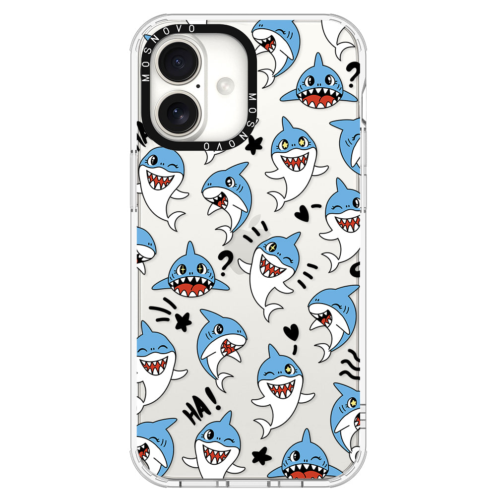 Cute Sharks Phone Case - iPhone 16 Case