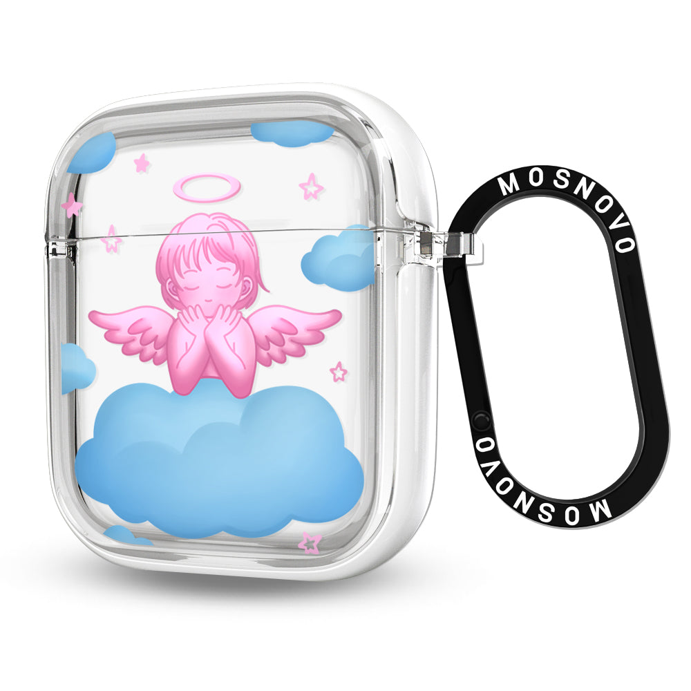 Pink Serenity Angel AirPods 1/2 Case