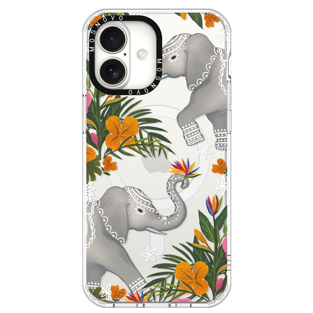 Elephant Phone Case - iPhone 16 Plus Case - MOSNOVO